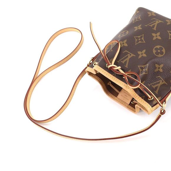 Louis Vuitton Monogram Nano Noe Shoulder Bag Brown - Picture 3 of 7